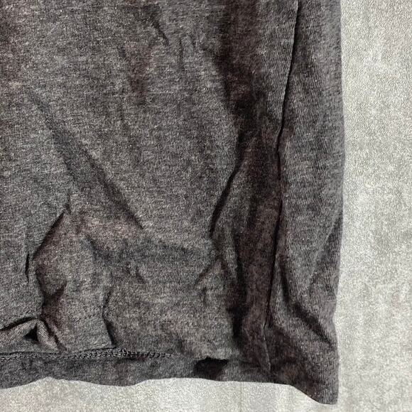 GUESS Women's Charcoal Rhinestone Embellished Crewneck Short Sleeve Tee SZ M - Picture 6 of 11